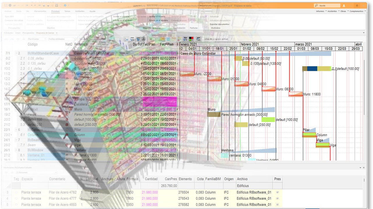PRESTO BIM: GESTIÓN INTEGRAL DE PROYECTOS EN 3D, 4D Y 5D CON BIM, EVM Y PLANIFICACIÓN AVANZADA